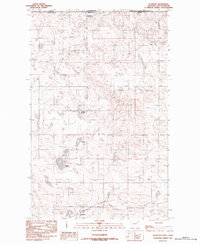 preview thumbnail of historical topo map of Sheridan County, MT in 1983