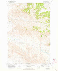 Download a high-resolution, GPS-compatible USGS topo map for Red Knob, MT (1973 edition)