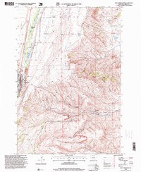 Download a high-resolution, GPS-compatible USGS topo map for Red Lodge East, MT (1999 edition)