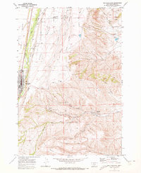 Download a high-resolution, GPS-compatible USGS topo map for Red Lodge East, MT (1973 edition)