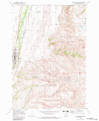 Download a high-resolution, GPS-compatible USGS topo map for Red Lodge East, MT (1983 edition)