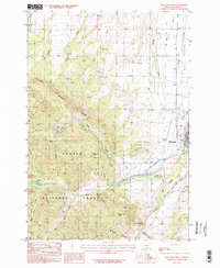 Download a high-resolution, GPS-compatible USGS topo map for Red Lodge West, MT (1986 edition)