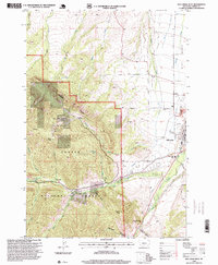 Download a high-resolution, GPS-compatible USGS topo map for Red Lodge West, MT (1999 edition)
