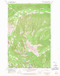 Download a high-resolution, GPS-compatible USGS topo map for Red Meadow Lake, MT (1971 edition)