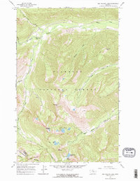 Download a high-resolution, GPS-compatible USGS topo map for Red Meadow Lake, MT (1970 edition)