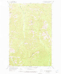 Download a high-resolution, GPS-compatible USGS topo map for Red Plume Mountain, MT (1975 edition)
