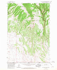 Download a high-resolution, GPS-compatible USGS topo map for Red Pryor Mountain, MT (1967 edition)