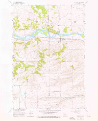 Download a high-resolution, GPS-compatible USGS topo map for Reed Point, MT (1976 edition)