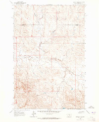 Download a high-resolution, GPS-compatible USGS topo map for Regnal Coulee, MT (1965 edition)