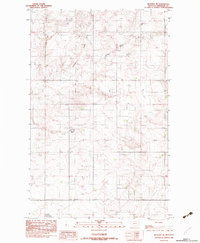Download a high-resolution, GPS-compatible USGS topo map for Reserve NE, MT (1983 edition)