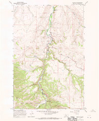 Download a high-resolution, GPS-compatible USGS topo map for Riceville, MT (1970 edition)