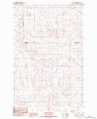 Download a high-resolution, GPS-compatible USGS topo map for Richey NW, MT (1983 edition)