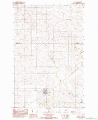 Download a high-resolution, GPS-compatible USGS topo map for Richey, MT (1983 edition)