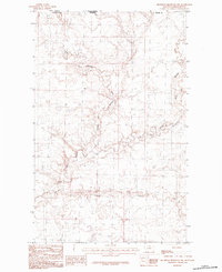 Download a high-resolution, GPS-compatible USGS topo map for Richmond Reservoir NW, MT (1984 edition)