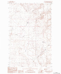 Download a high-resolution, GPS-compatible USGS topo map for Richmond Reservoir, MT (1984 edition)