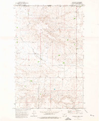 Download a high-resolution, GPS-compatible USGS topo map for Roanwood, MT (1976 edition)