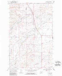 Download a high-resolution, GPS-compatible USGS topo map for Robere, MT (1987 edition)