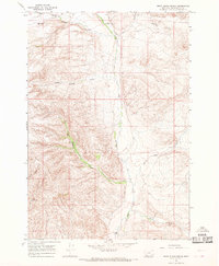 Download a high-resolution, GPS-compatible USGS topo map for Rock Island Ranch, MT (1968 edition)