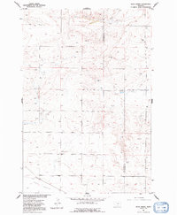 Download a high-resolution, GPS-compatible USGS topo map for Rock Spring, MT (1992 edition)