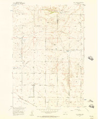 Download a high-resolution, GPS-compatible USGS topo map for Rock Spring, MT (1957 edition)
