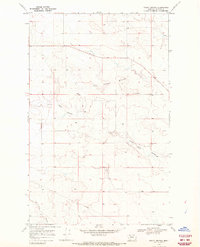 Download a high-resolution, GPS-compatible USGS topo map for Rocky Buttes, MT (1972 edition)