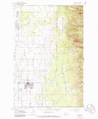 Download a high-resolution, GPS-compatible USGS topo map for Ronan, MT (1985 edition)