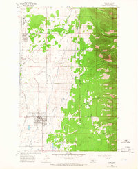 Download a high-resolution, GPS-compatible USGS topo map for Ronan, MT (1966 edition)