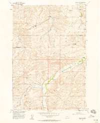 Download a high-resolution, GPS-compatible USGS topo map for Roscoe NE, MT (1958 edition)
