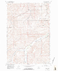 Download a high-resolution, GPS-compatible USGS topo map for Roscoe NE, MT (1977 edition)
