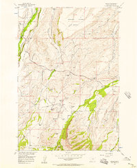 Download a high-resolution, GPS-compatible USGS topo map for Roscoe, MT (1957 edition)