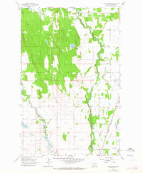 Download a high-resolution, GPS-compatible USGS topo map for Rose Crossing, MT (1964 edition)