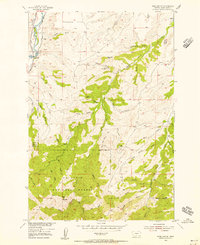 Download a high-resolution, GPS-compatible USGS topo map for Ross Canyon, MT (1956 edition)