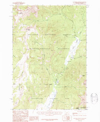 Download a high-resolution, GPS-compatible USGS topo map for Roundhead Butte, MT (1987 edition)