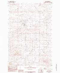 Download a high-resolution, GPS-compatible USGS topo map for Roy, MT (1985 edition)