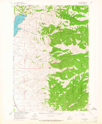 Download a high-resolution, GPS-compatible USGS topo map for Ruby Dam, MT (1965 edition)