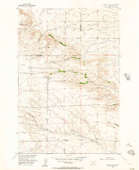 Download a high-resolution, GPS-compatible USGS topo map for Russell Gulch, MT (1957 edition)