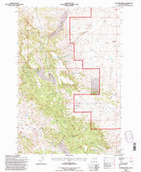 Download a high-resolution, GPS-compatible USGS topo map for Rustler Divide, MT (1996 edition)