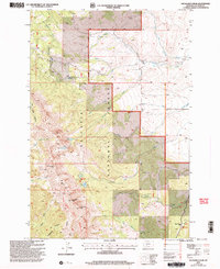 Download a high-resolution, GPS-compatible USGS topo map for Sacagawea Peak, MT (2005 edition)