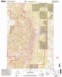 Download a high-resolution, GPS-compatible USGS topo map for Saddle Peak, MT (2005 edition)