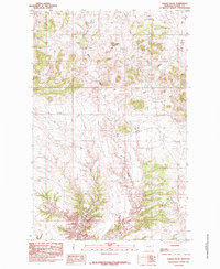 Download a high-resolution, GPS-compatible USGS topo map for Saddle Rock, MT (1985 edition)