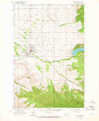 Download a high-resolution, GPS-compatible USGS topo map for Saint Ignatius, MT (1966 edition)