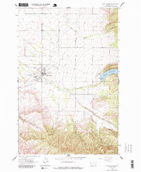 Download a high-resolution, GPS-compatible USGS topo map for Saint Ignatius, MT (1986 edition)