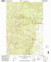 Download a high-resolution, GPS-compatible USGS topo map for Saint Mary Peak, MT (2000 edition)