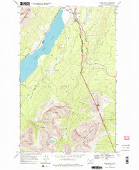 Download a high-resolution, GPS-compatible USGS topo map for Saint Mary, MT (1978 edition)