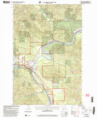 Download a high-resolution, GPS-compatible USGS topo map for Saint Regis, MT (2003 edition)