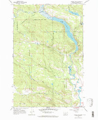 Download a high-resolution, GPS-compatible USGS topo map for Salmon Lake, MT (1986 edition)