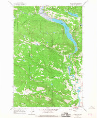 Download a high-resolution, GPS-compatible USGS topo map for Salmon Lake, MT (1968 edition)