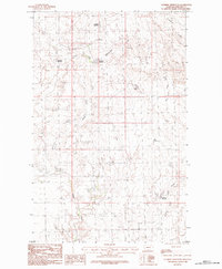Download a high-resolution, GPS-compatible USGS topo map for Salsbery Reservoir, MT (1984 edition)
