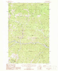 Download a high-resolution, GPS-compatible USGS topo map for Saltese, MT (1988 edition)