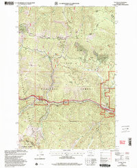 Download a high-resolution, GPS-compatible USGS topo map for Saltese, MT (2003 edition)
